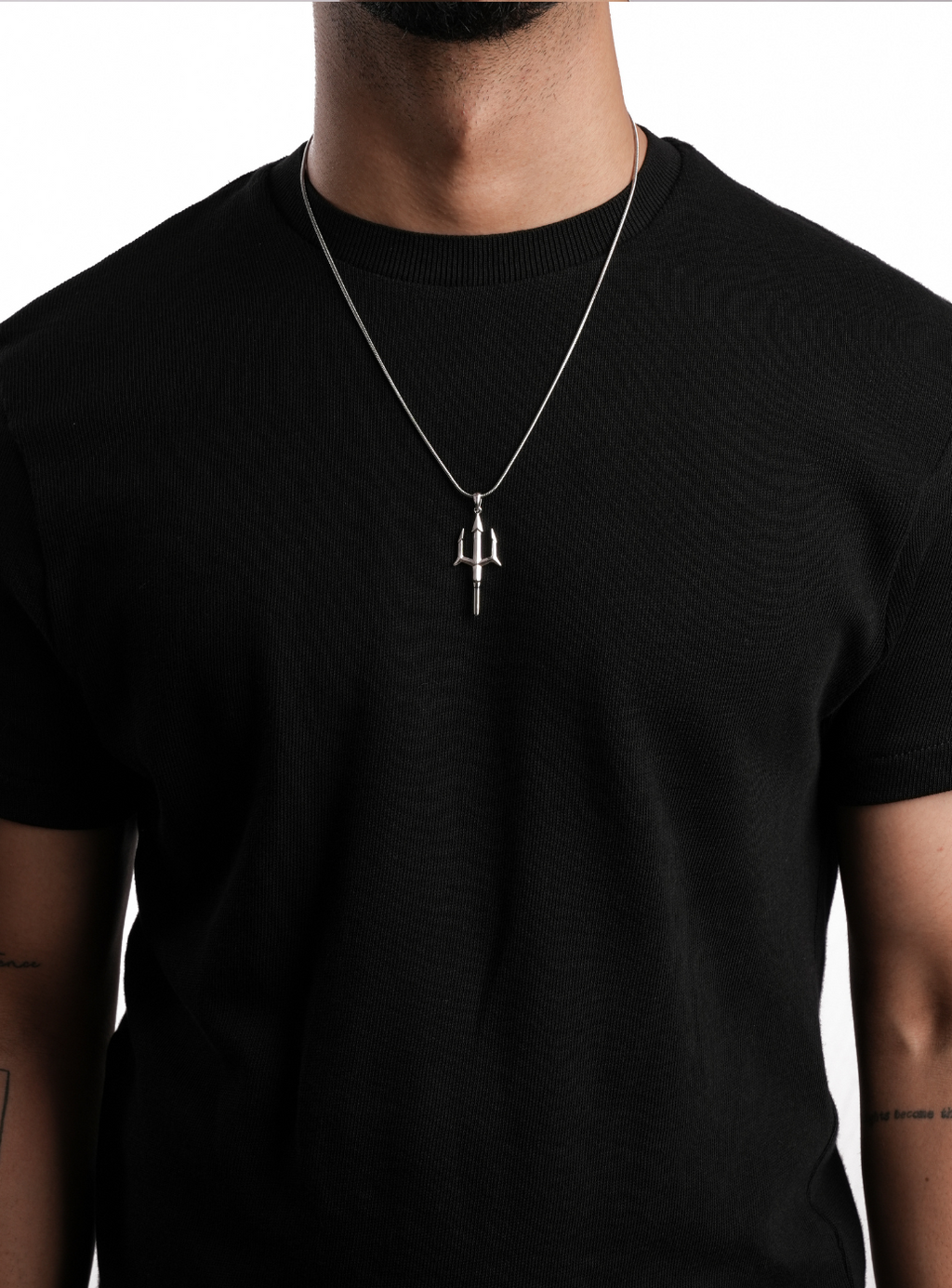 Trident Pendant with Chain