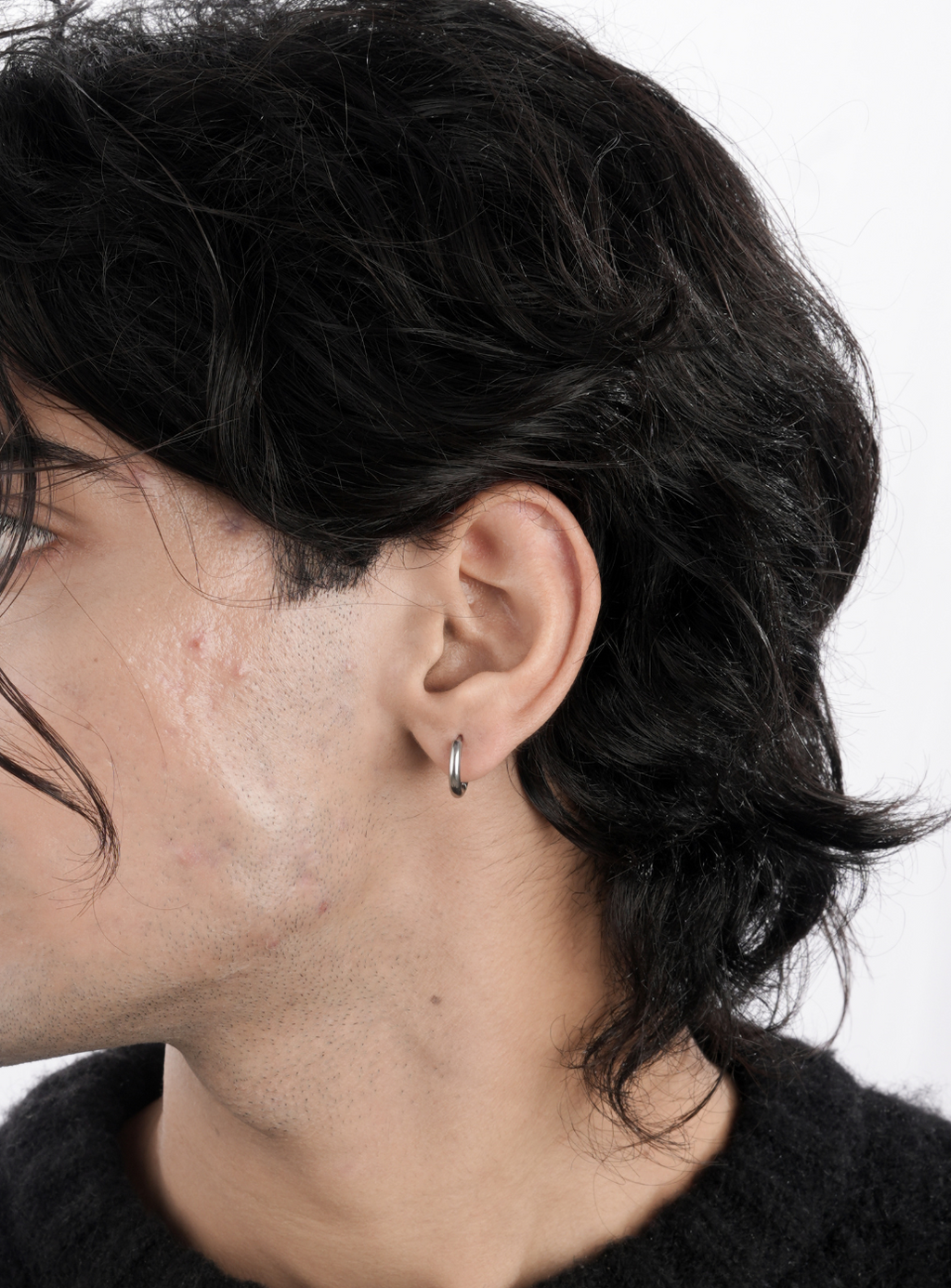Pierced Hoop (Pair) -14mm